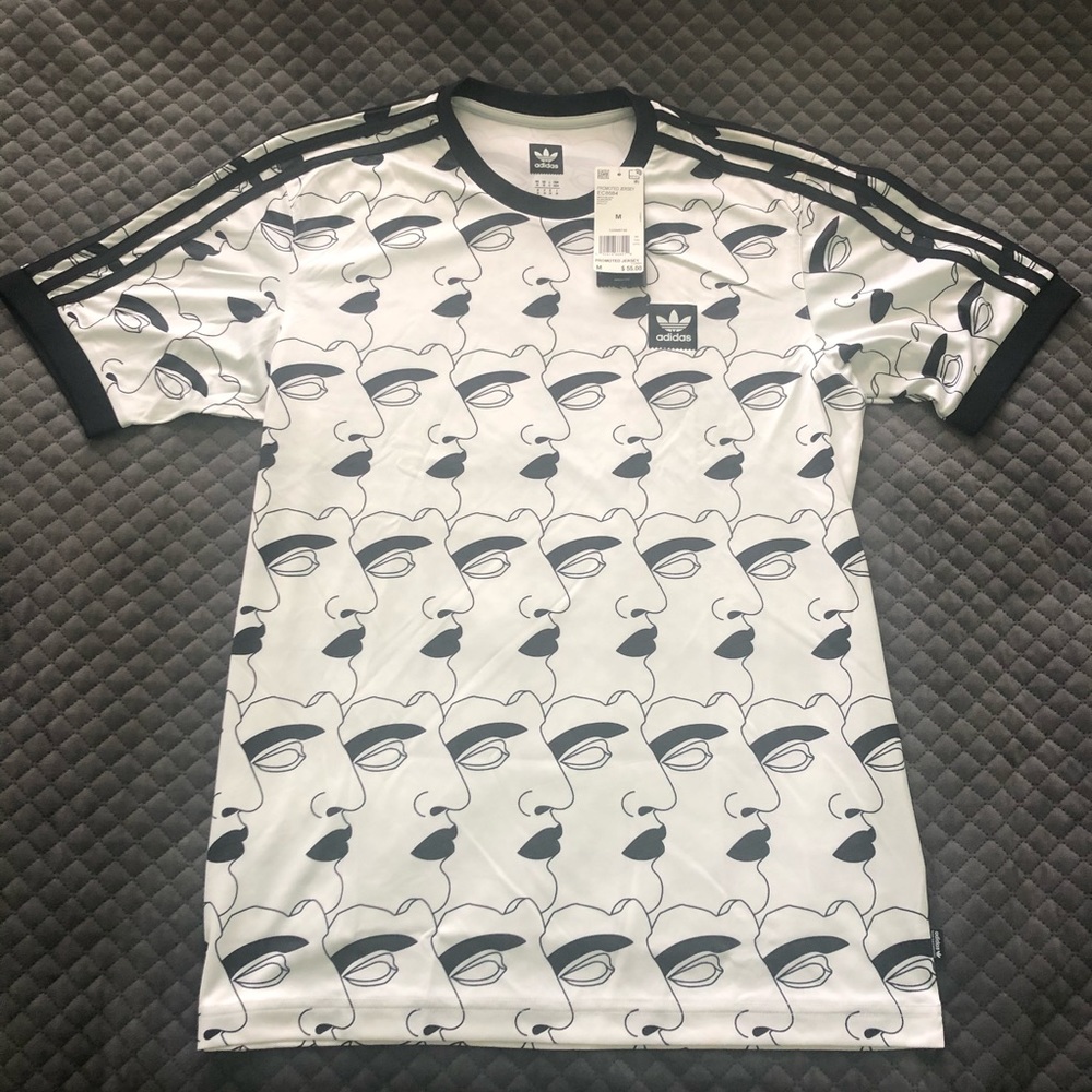 Adidas print jersey